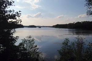 Kitesurfen am Unterbacher See Kitesurfen am Unterbacher See