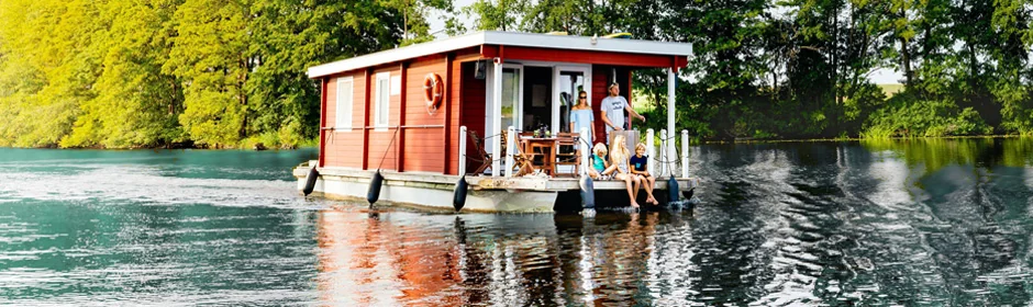 Hausboot-Urlaub Headmotiv